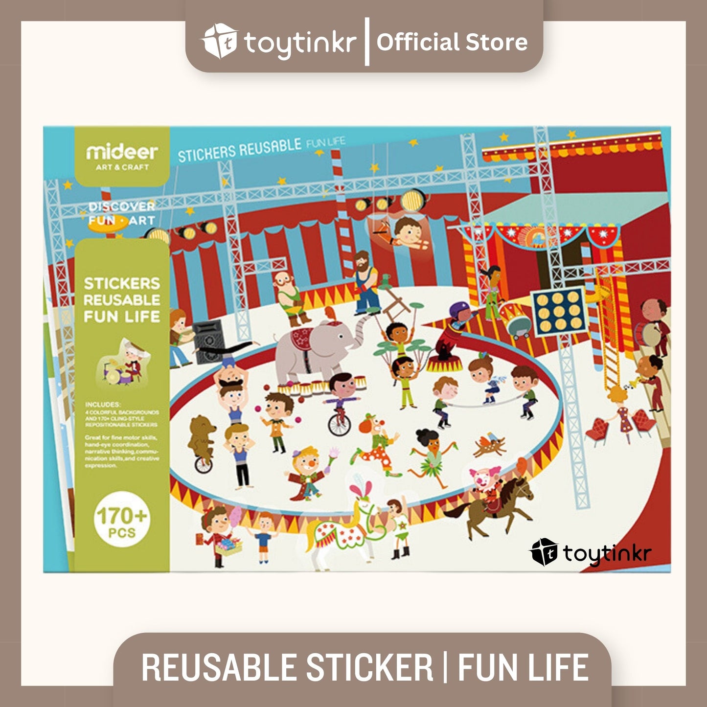 Mideer Reusable Sticker by Toytinkr
