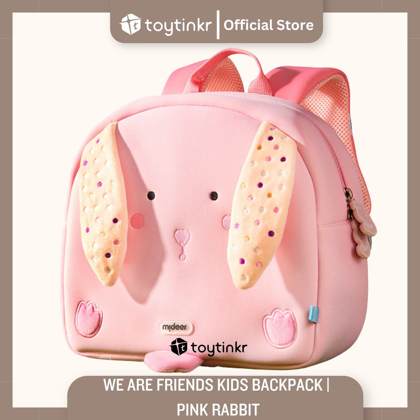 Mideer We Are Friends Kids Backpack By Toytinkr