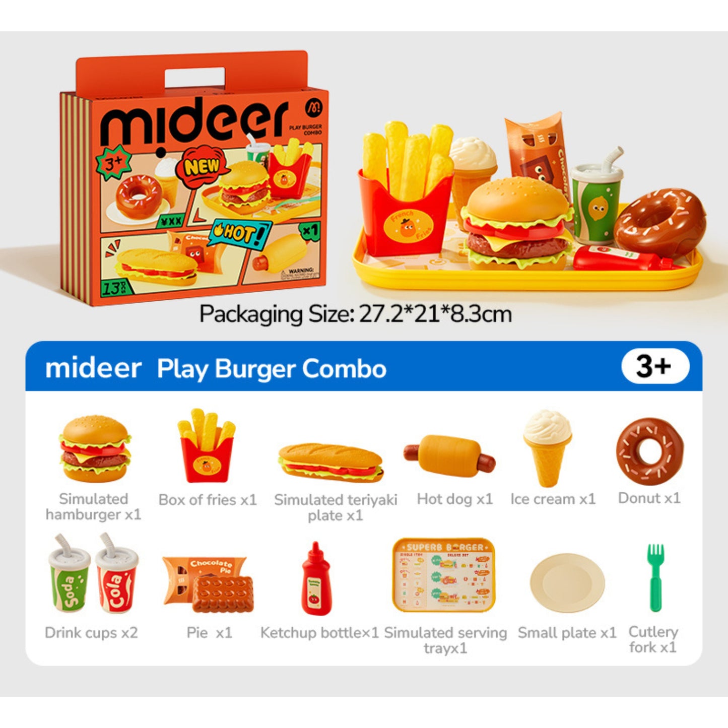 Mideer Play Burger Combo by Toytinkr