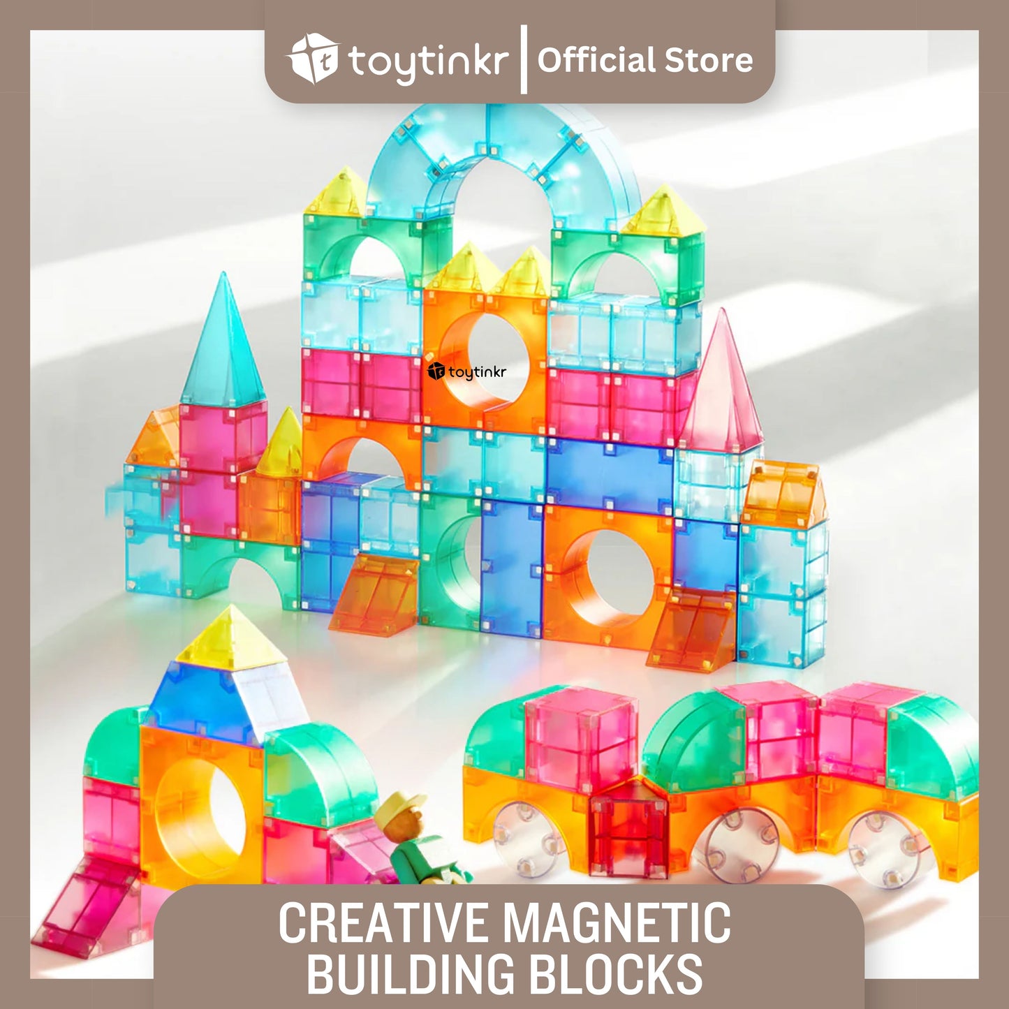 Mideer Creative Magnetic Building Blocks by Toytinkr