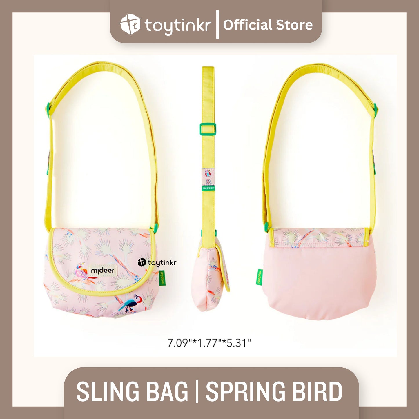 Mideer Kids Sling Bag by Toytinkr