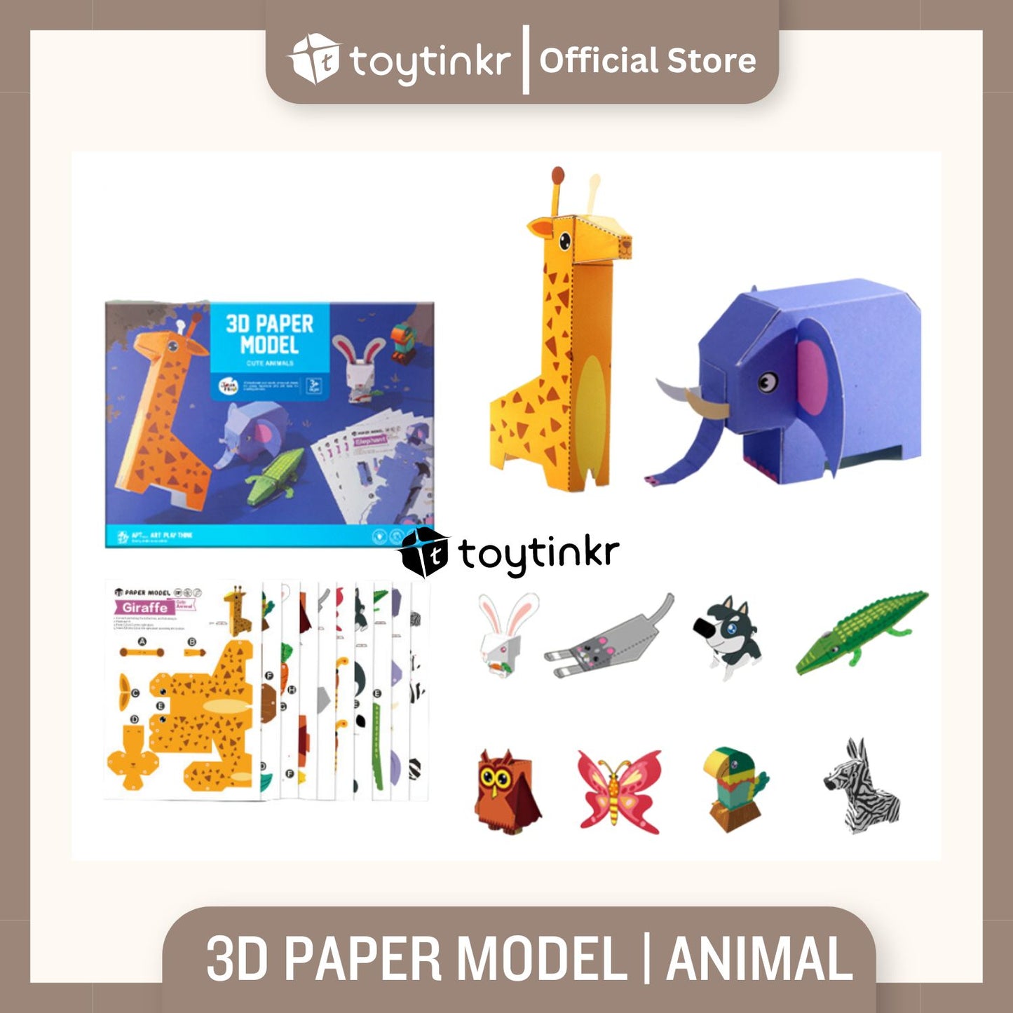 Jar Melo 3D Paper Model By Toytinkr