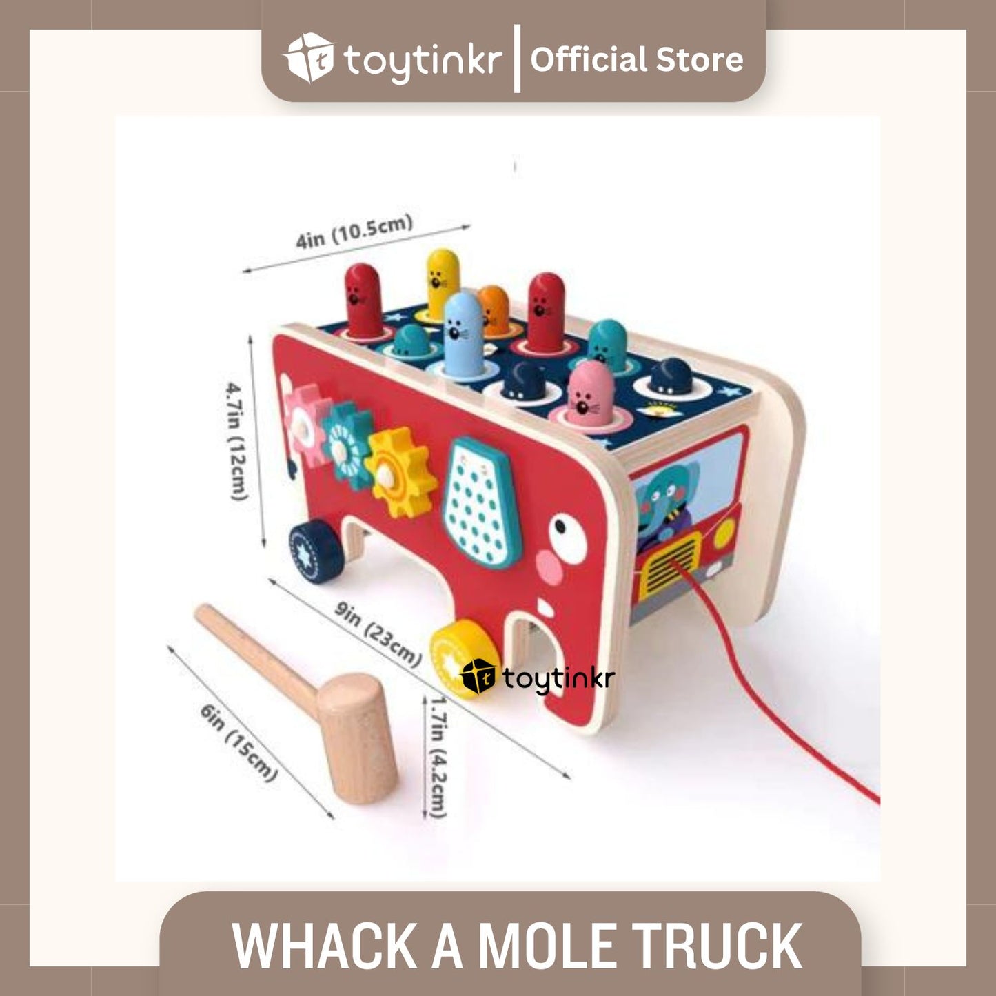 Whack a Mole Truck by Toytinkr