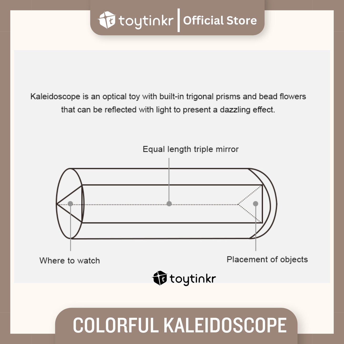 Mideer Colorful Kaleidoscope By Toytinkr