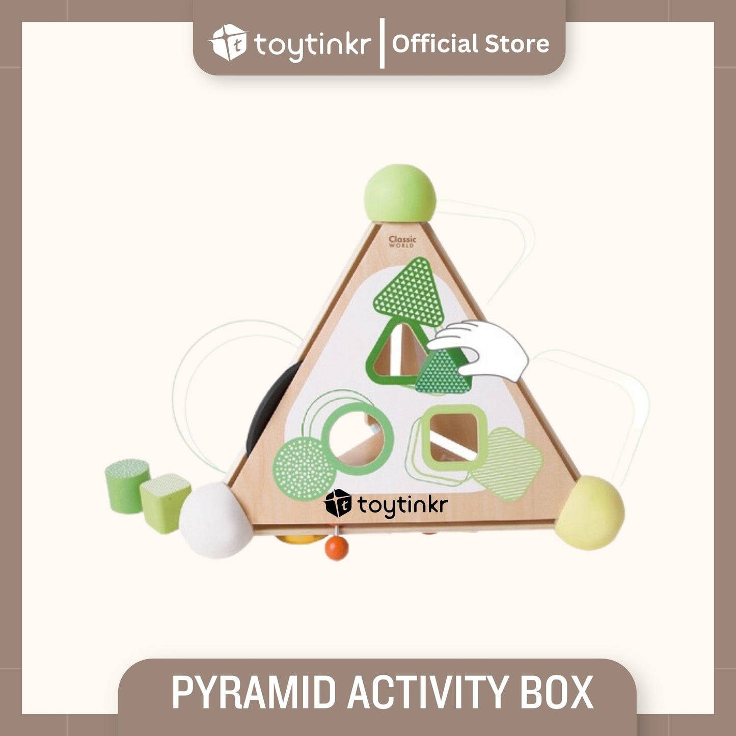 CW Pyramid Activity Box by Toytinkr