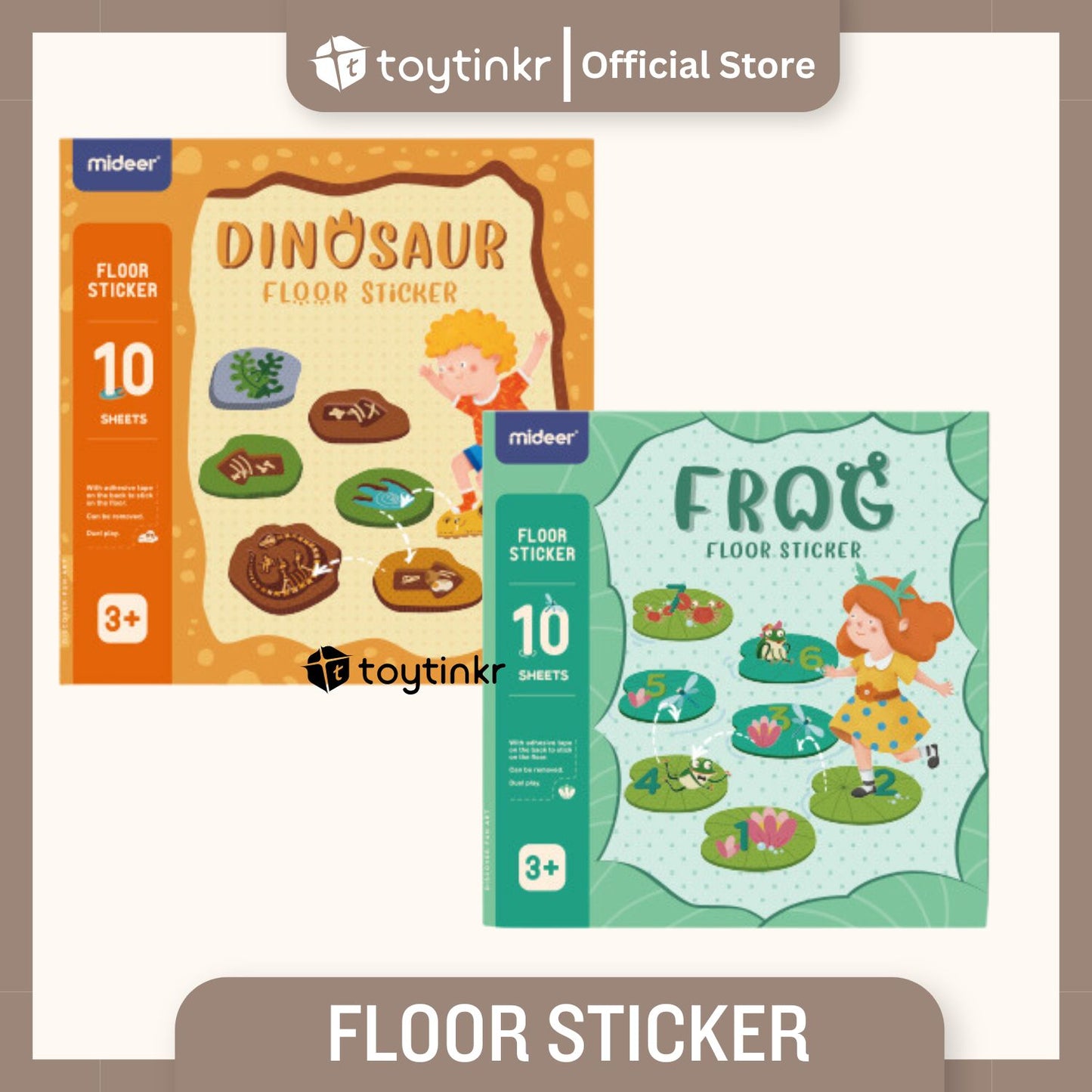Mideer Floor Sticker by Toytinkr