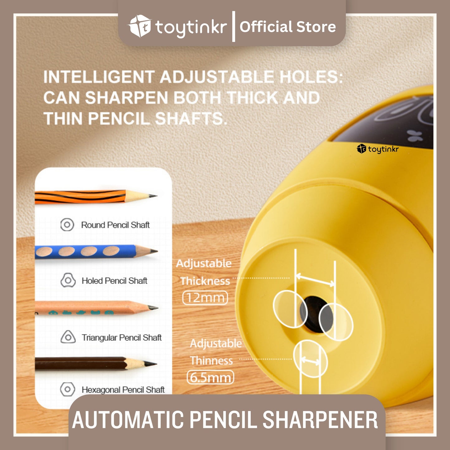 Mideer Automatic Pencil Sharpener by Toytinkr