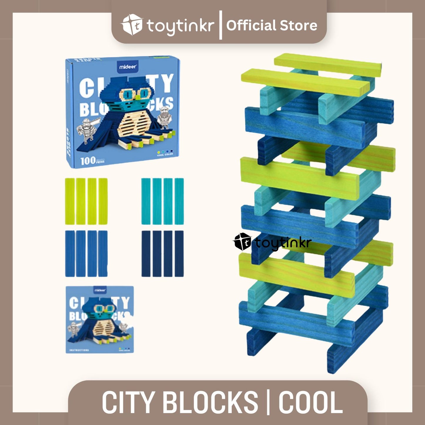 Mideer City Blocks by Toytinkr