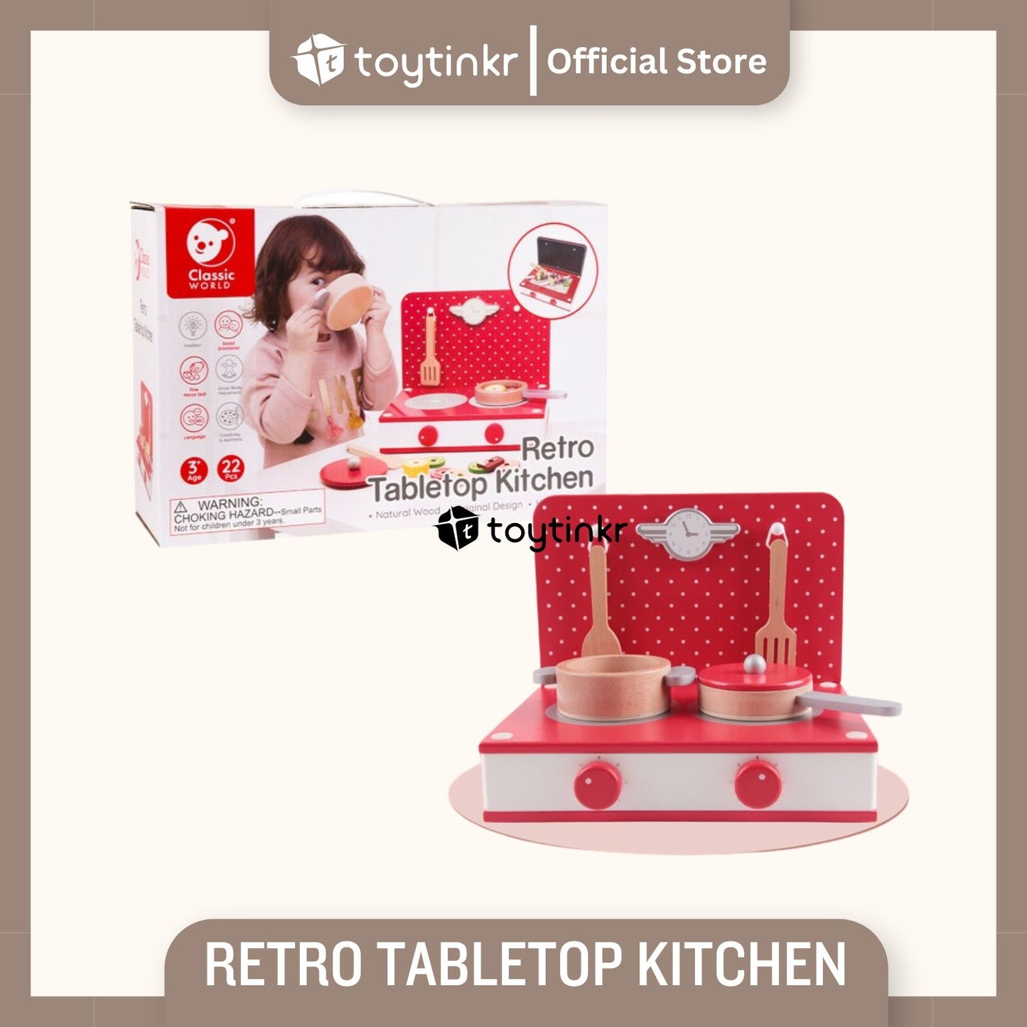 CW Retro Tabletop Kitchen By Toytinkr