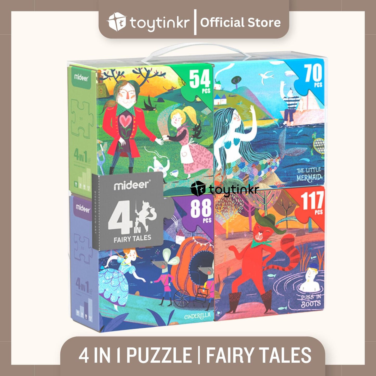 Mideer 4 in 1 Puzzle by Toytinkr