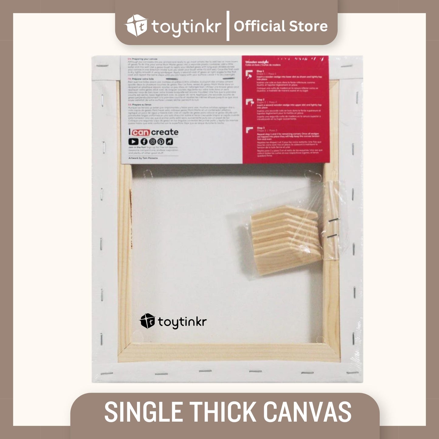 Mont Marte Single Thick Canvas by Toytinkr