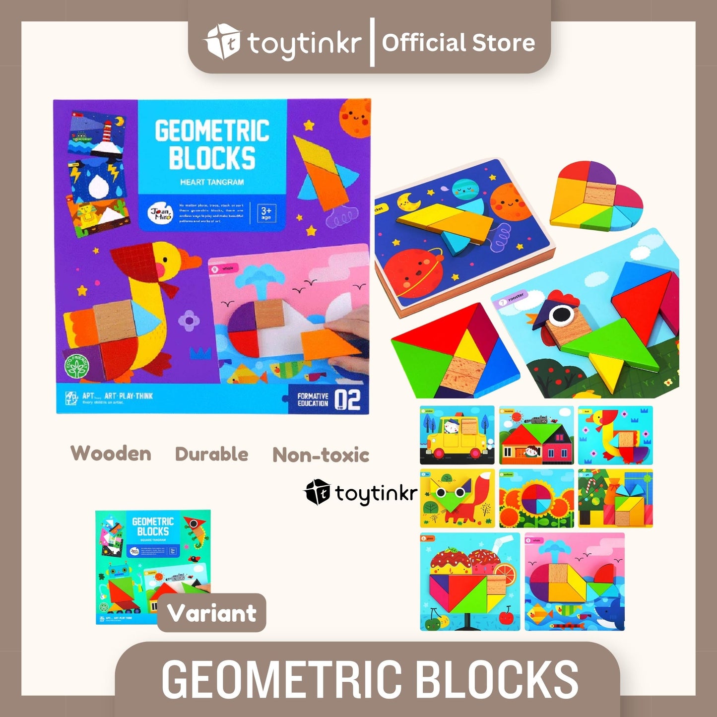 Jar Melo Geometric Blocks by Toytinkr