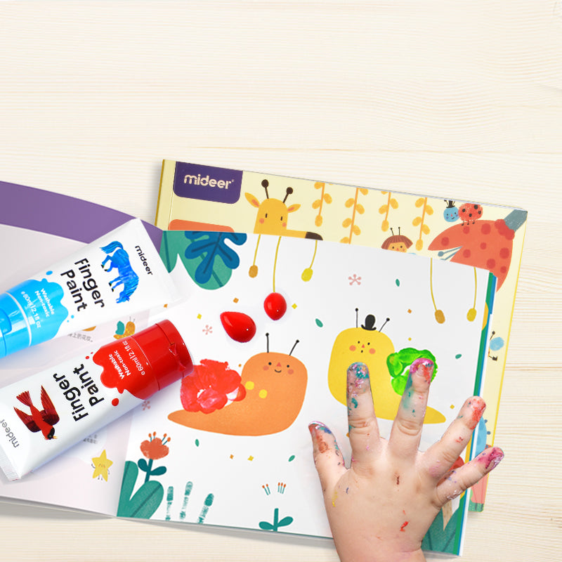 Mideer Finger Paint Art Book by Toytinkr