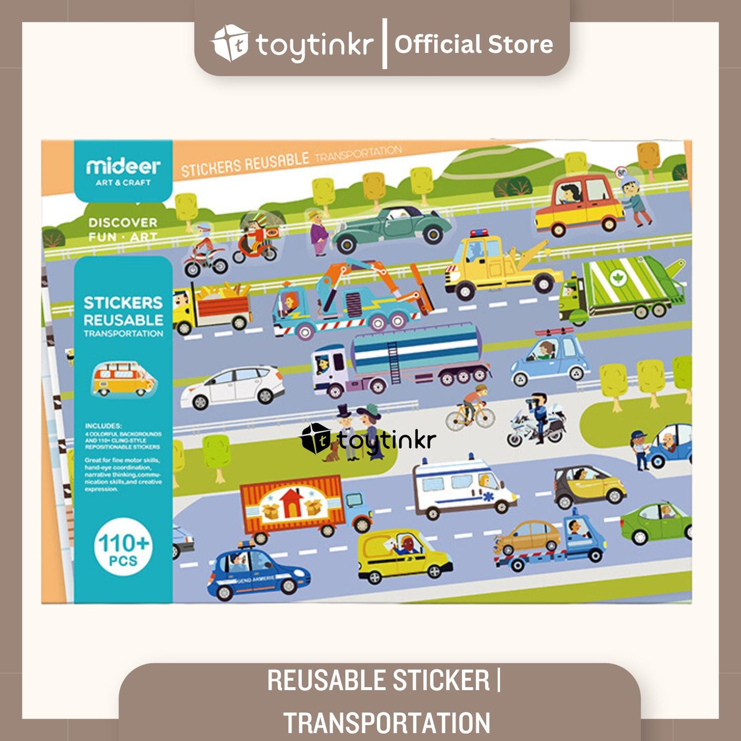 Mideer Reusable Sticker by Toytinkr