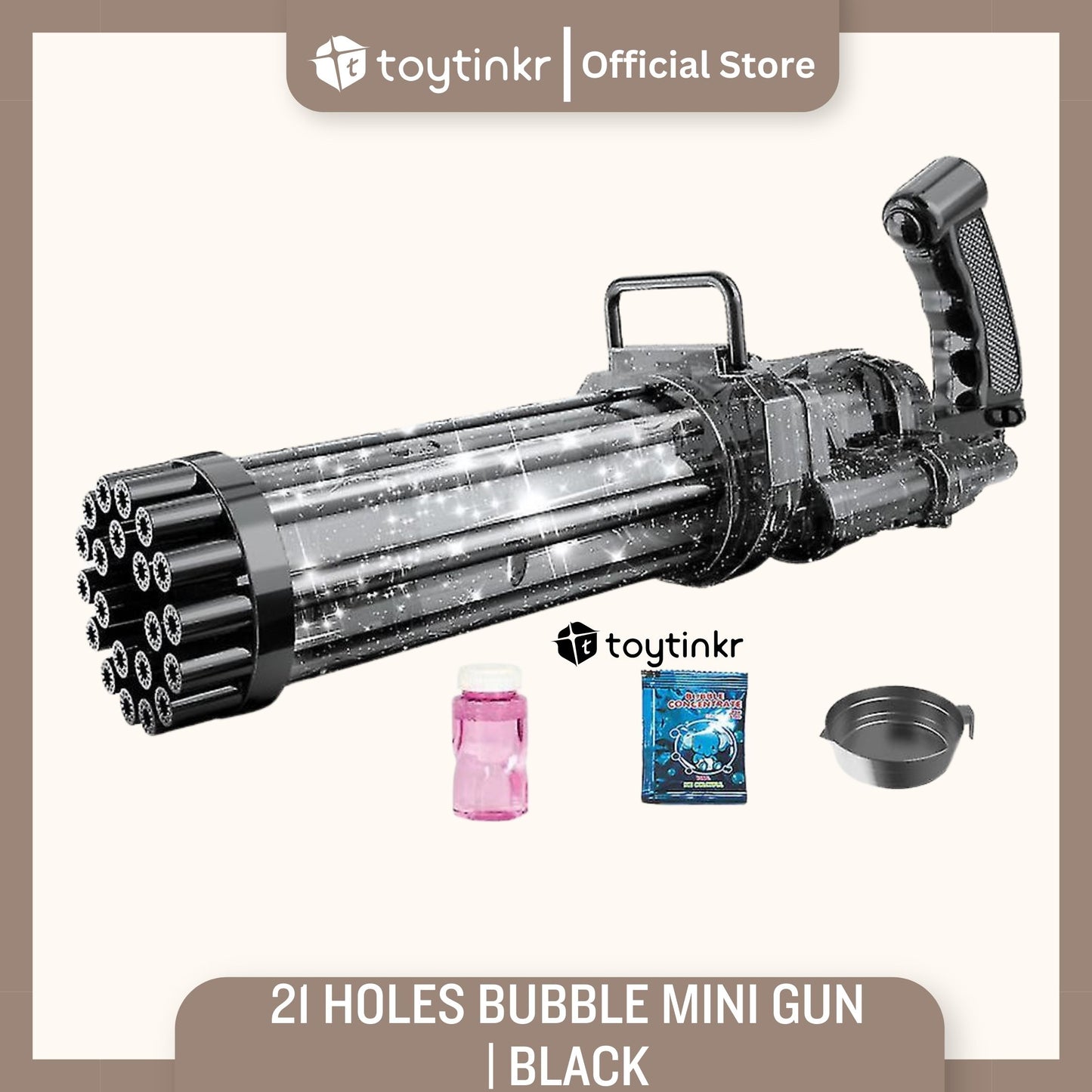 21 Holes Bubble Mini Gun by Toytinkr