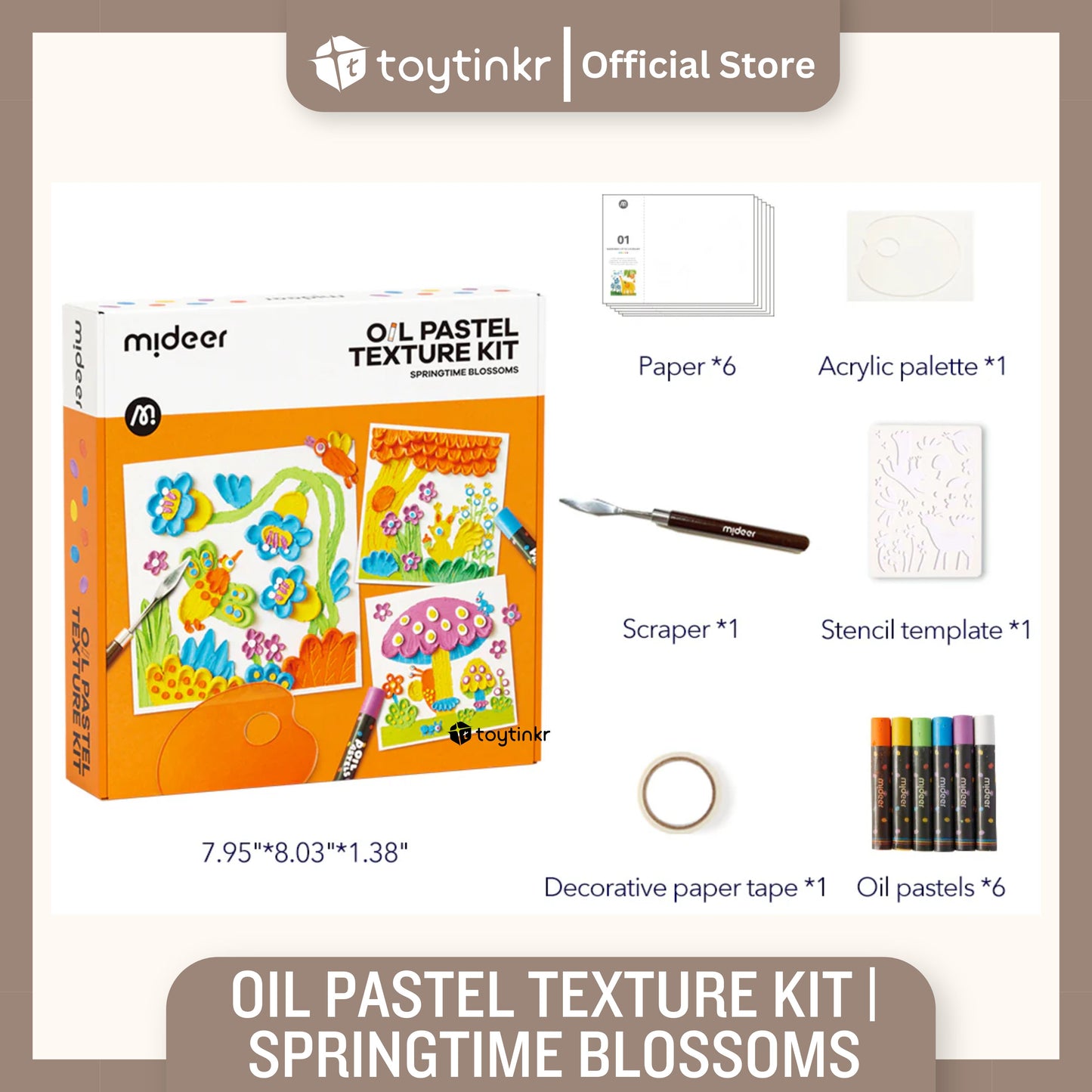 Mideer Oil Pastel Texture Kit by Toytinkr
