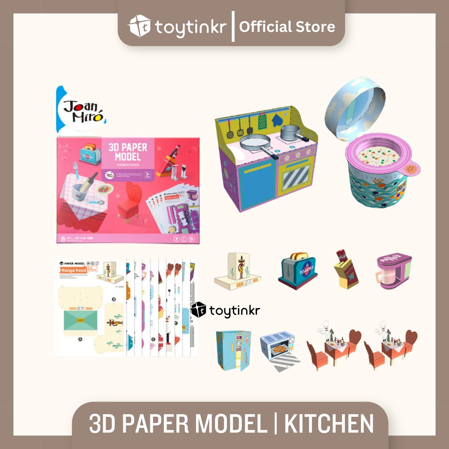 Jar Melo 3D Paper Model By Toytinkr