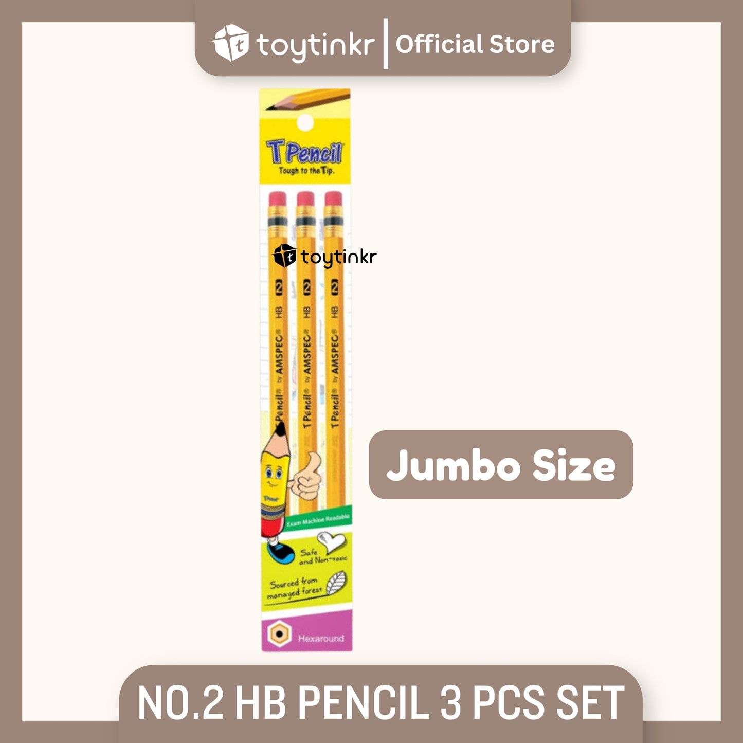 No.2 HB Pencils by Toytinkr