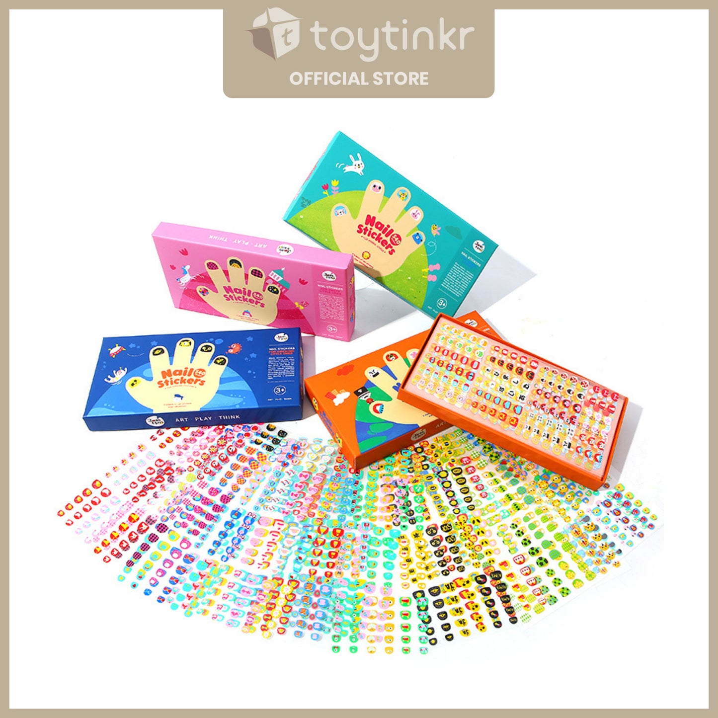 Jar Melo Nail Stickers by Toytinkr