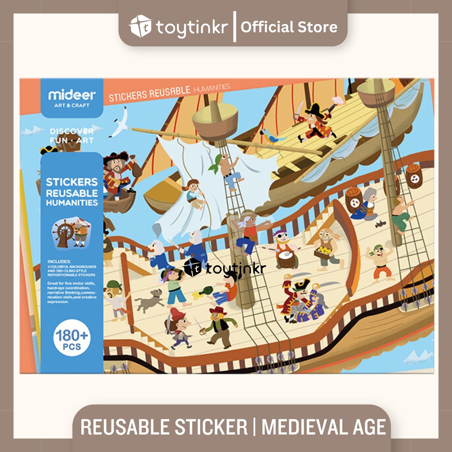 Mideer Reusable Sticker by Toytinkr