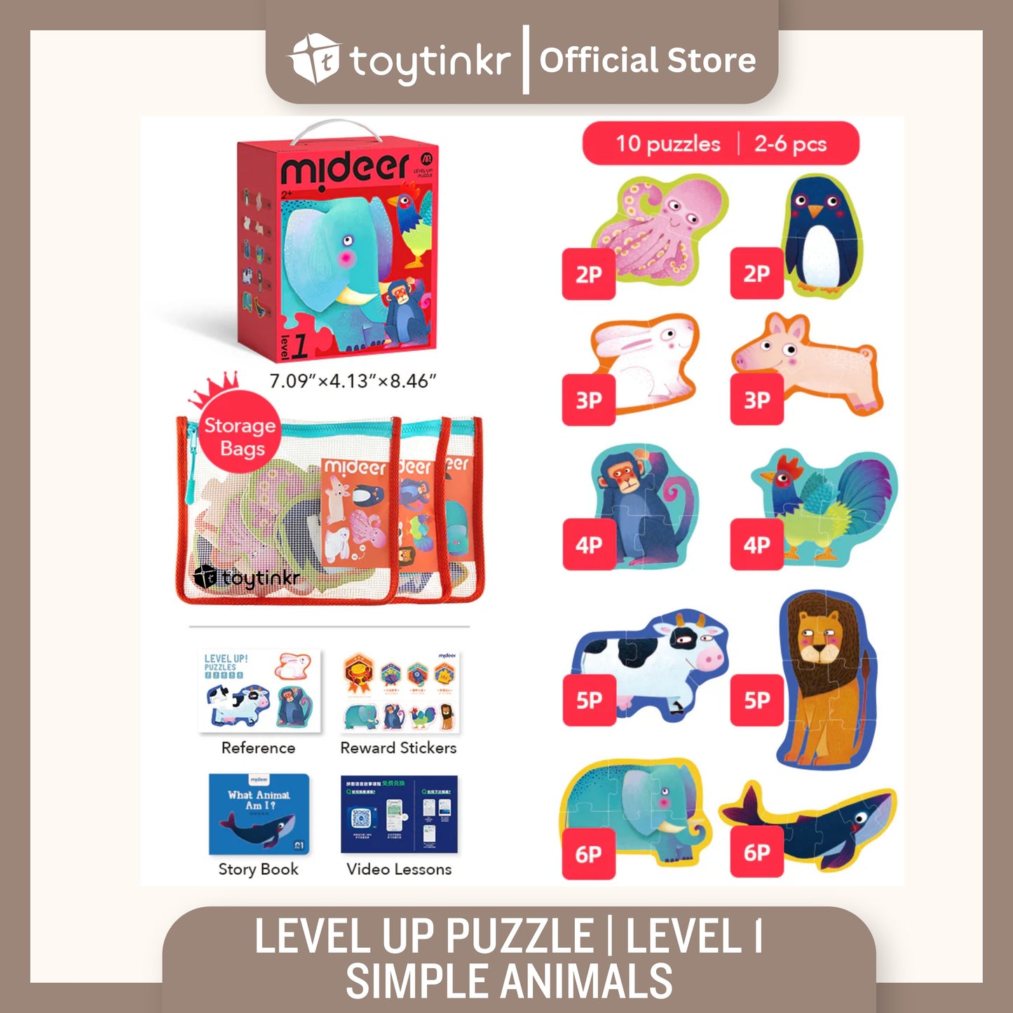 Mideer Advanced Puzzle Level 1 to 9 by Toytinkr