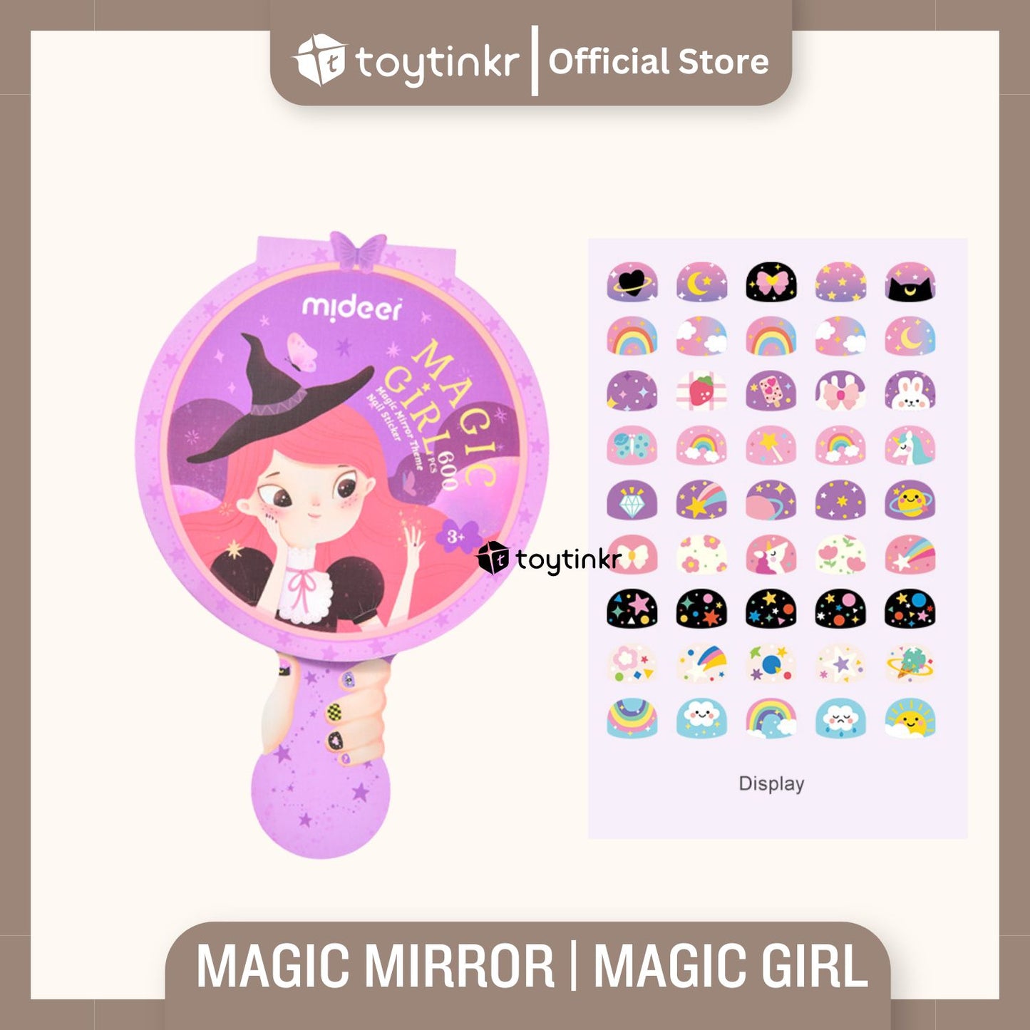 Magic Mirror Theme Nail Stickers By Toytinkr