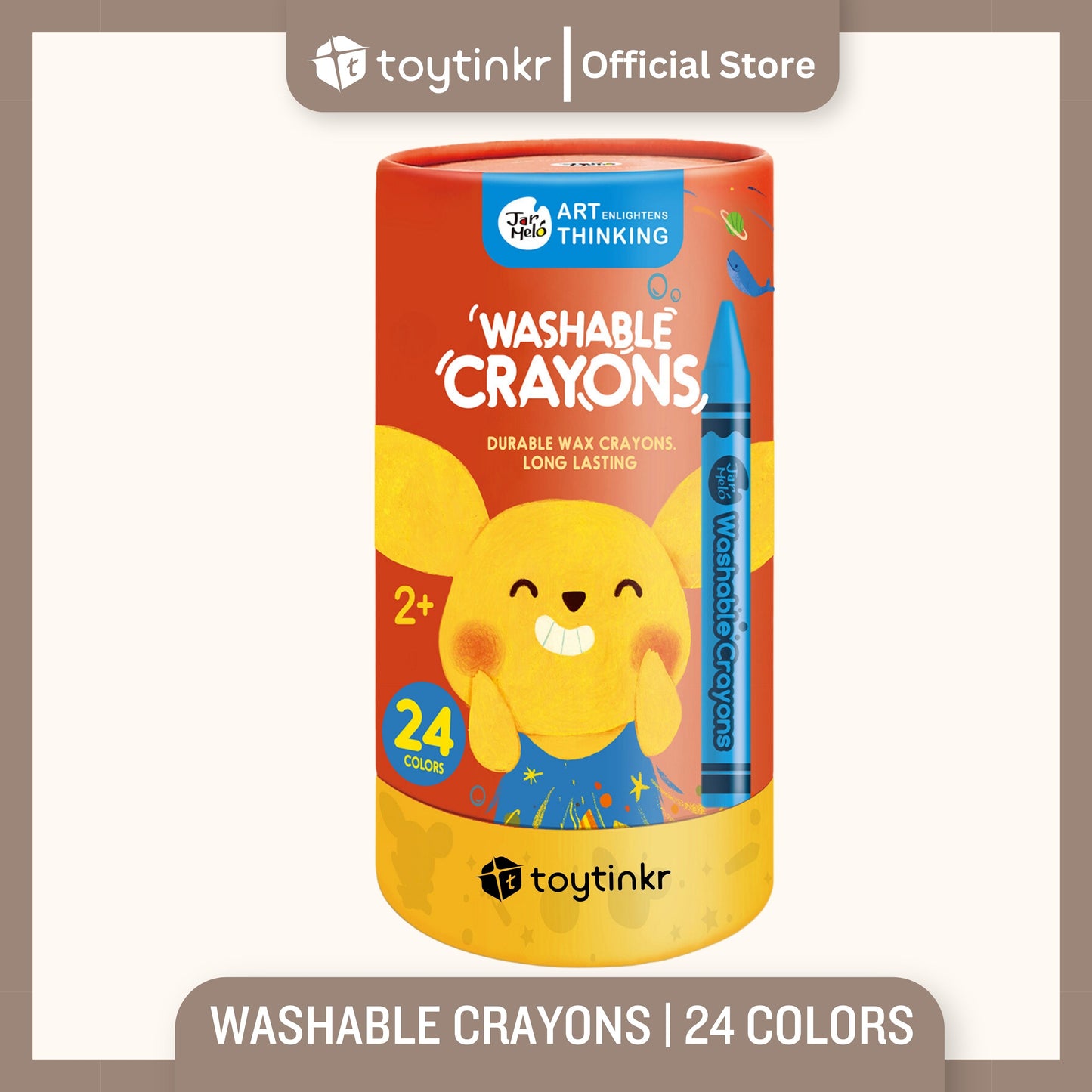 Jar Melo Washable Crayons by Toytinkr