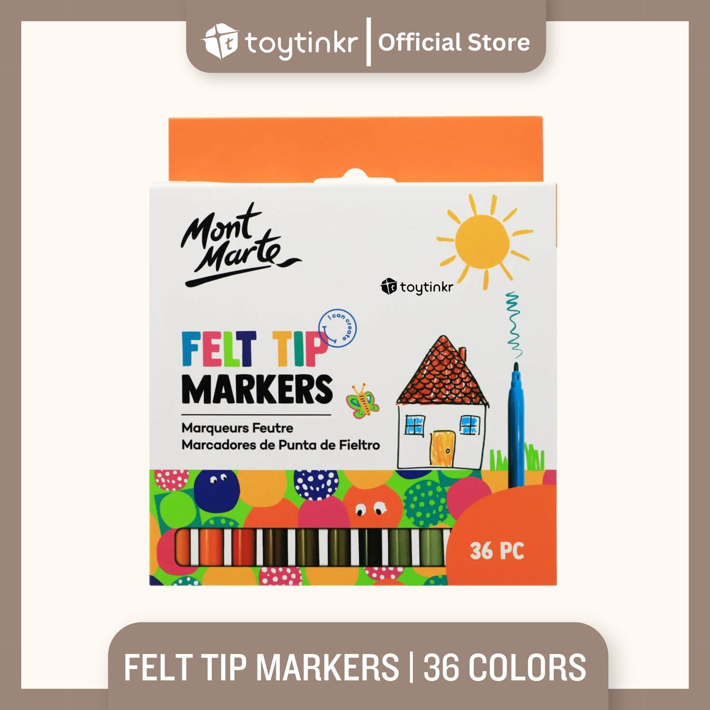 Mont Marte Felt Tip Markers by Toytinkr