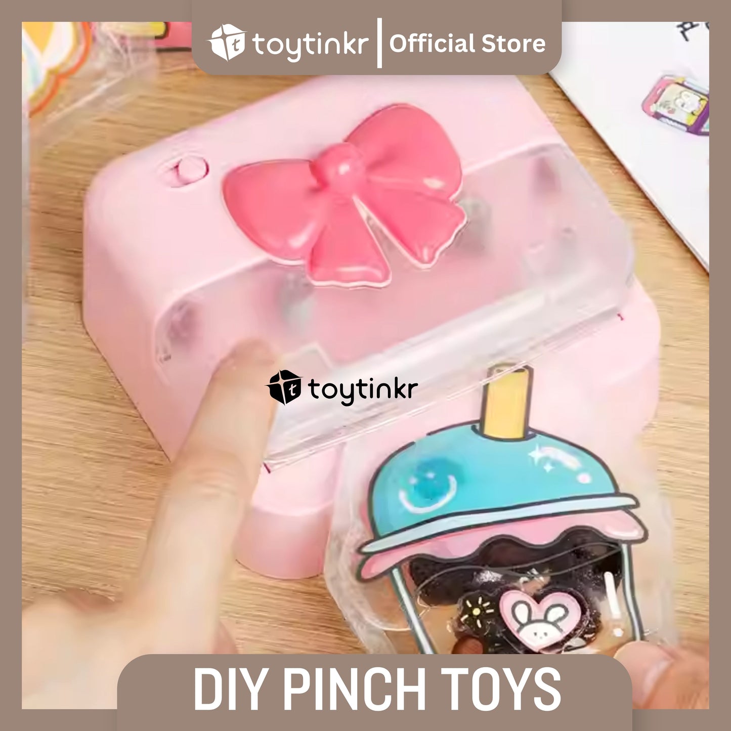 Kawaii Pinch Toy by Toytinkr