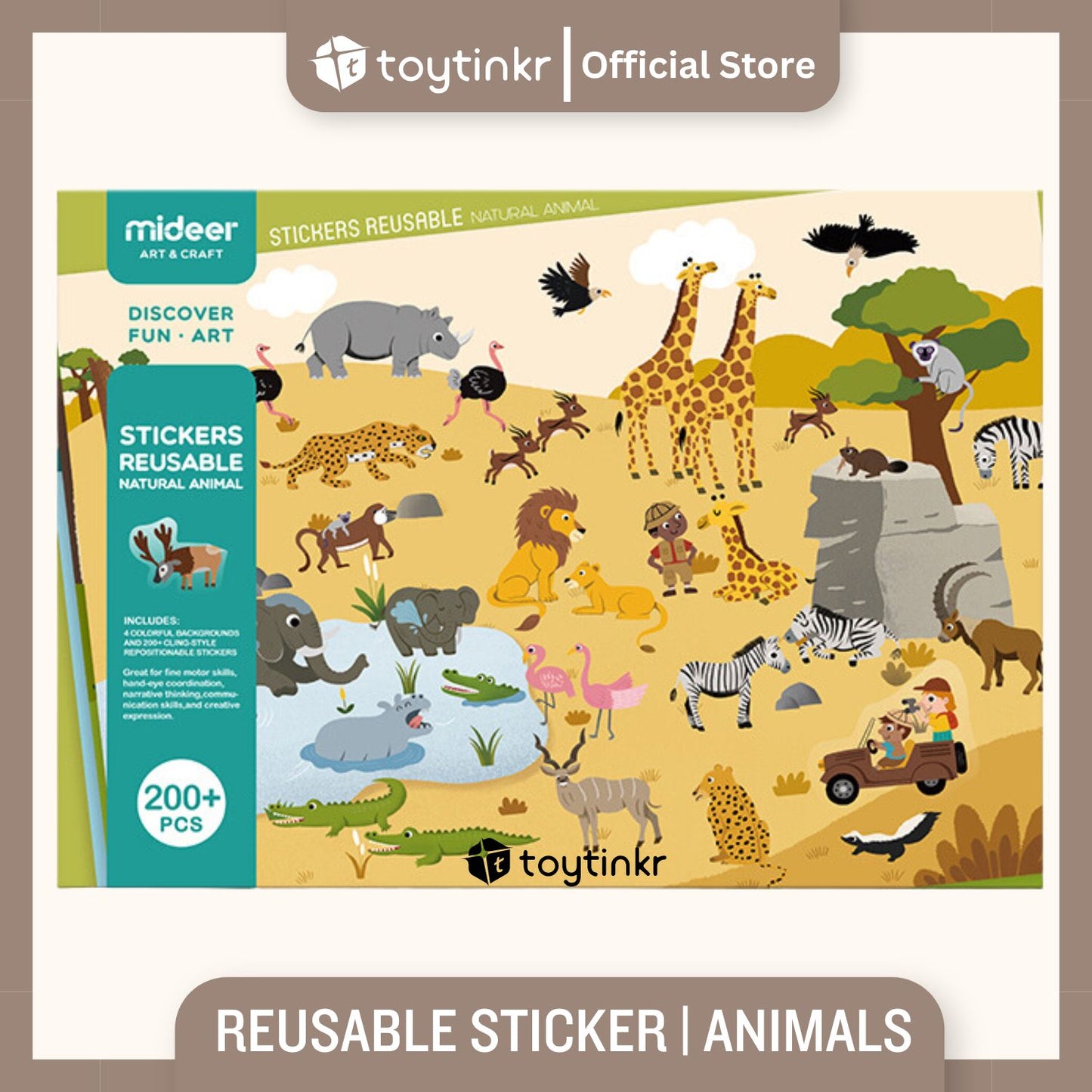 Mideer Reusable Sticker by Toytinkr
