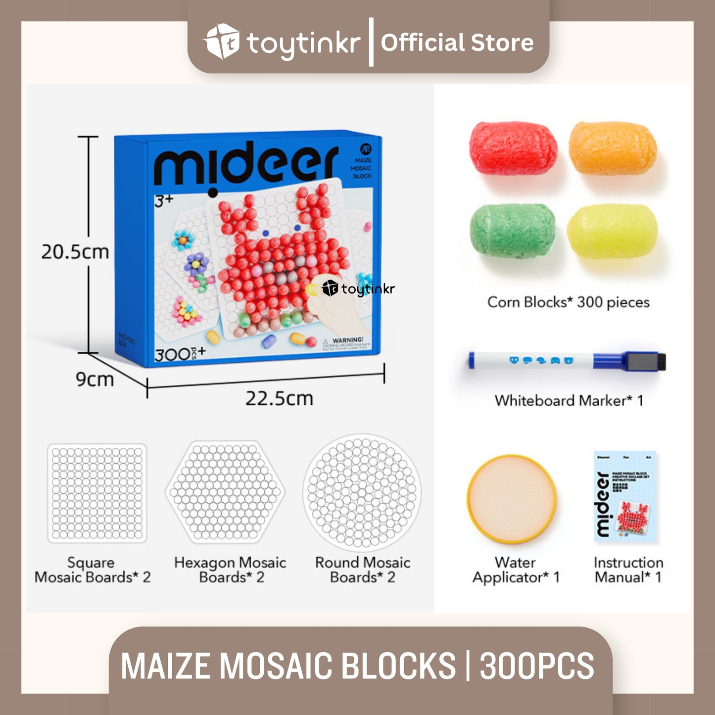 Mideer Maize Mosaic Blocks by Toytinkr