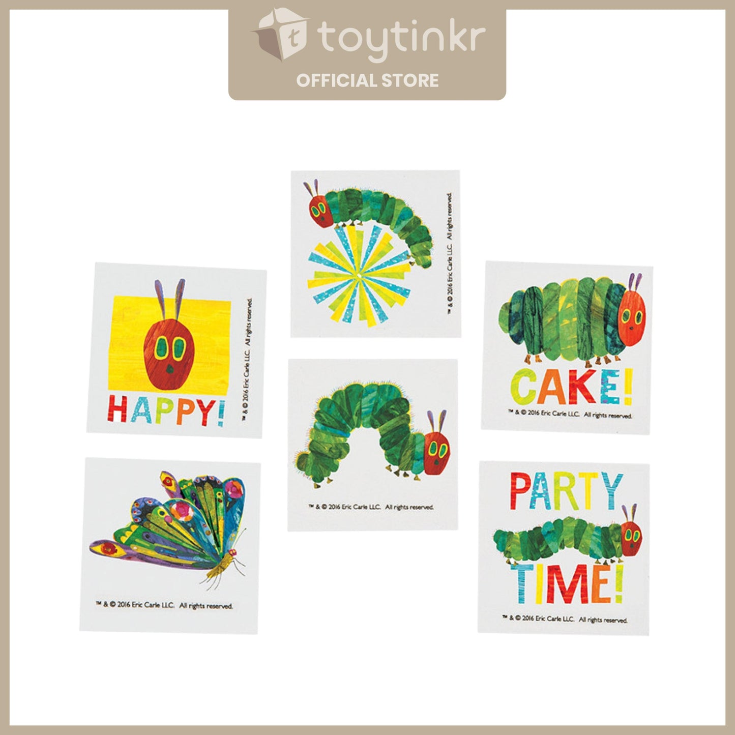 Mideer Temporary Tattoo - The Very Hungry Caterpillar by Toytinkr