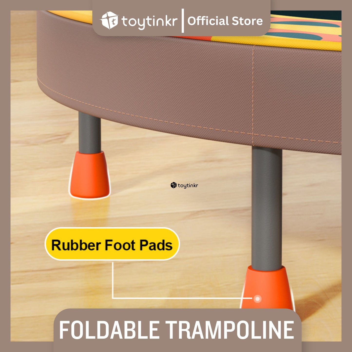 Mideer Foldable Trampoline - Leopard by Toytinkr