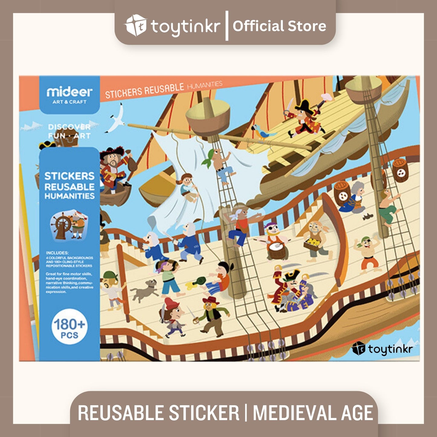 Mideer Reusable Sticker by Toytinkr