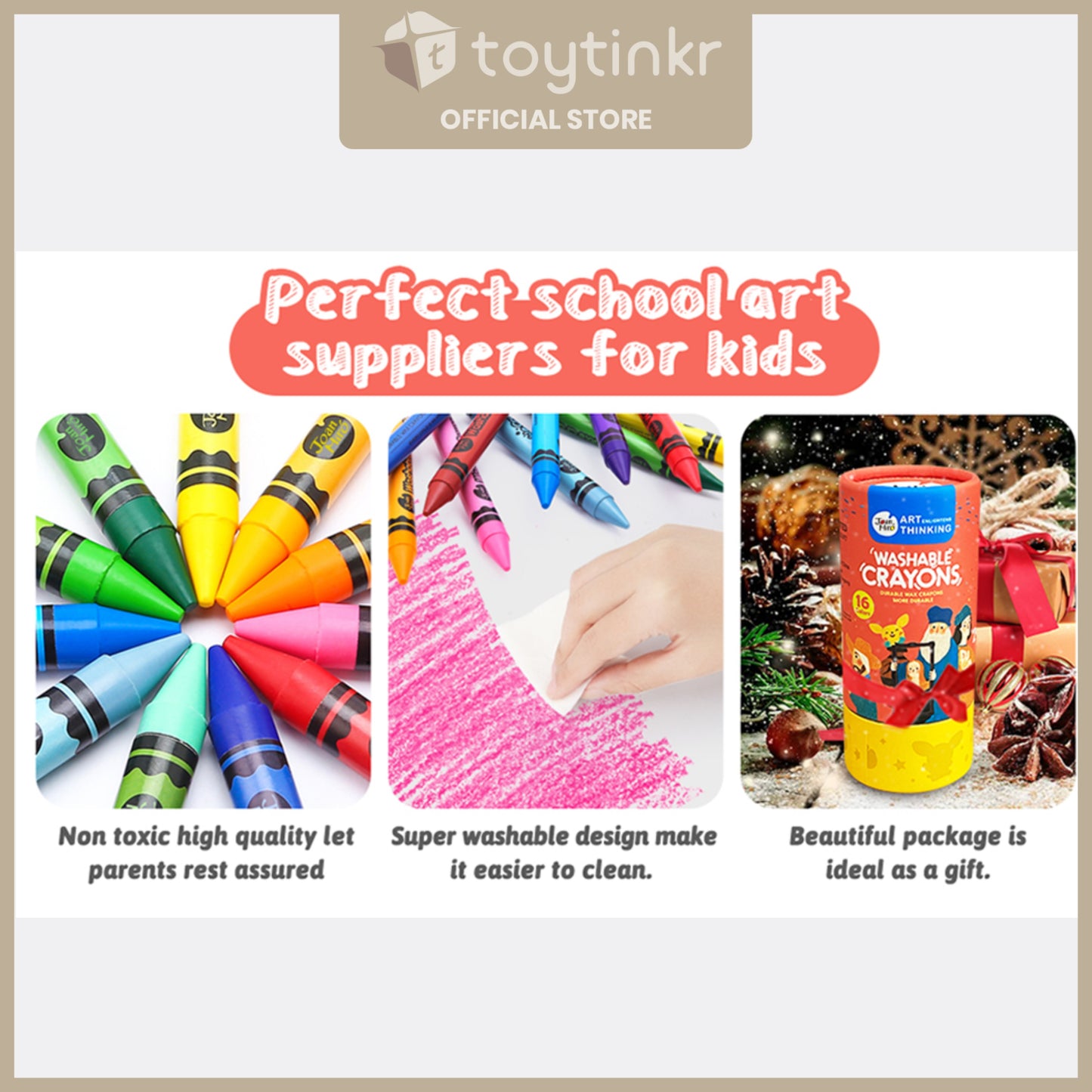 Jar Melo Washable Crayons by Toytinkr