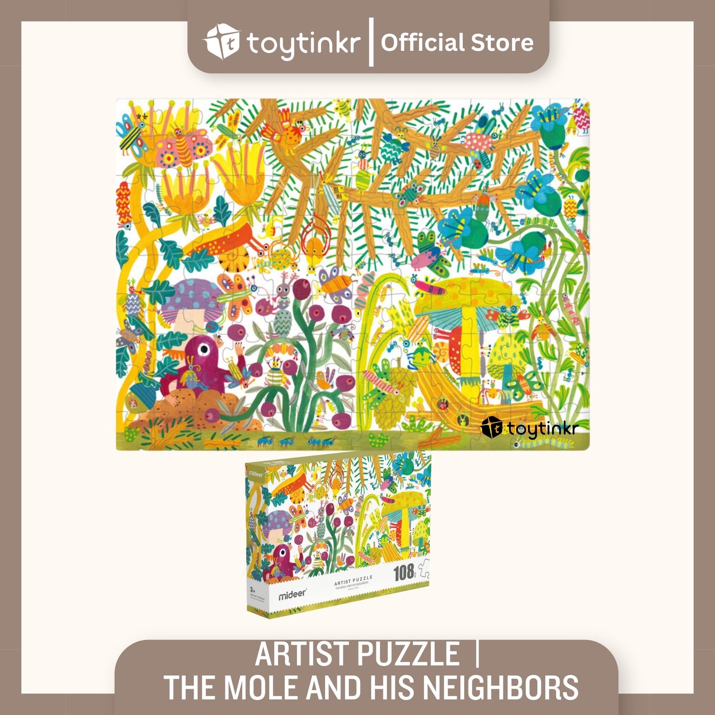 Mideer Artist Puzzle by Toytinkr