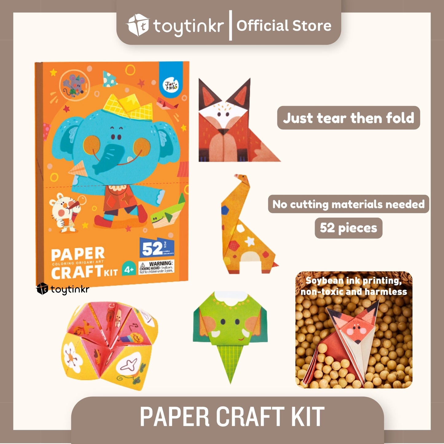 Jar Melo Paper Craft Kit by Toytinkr