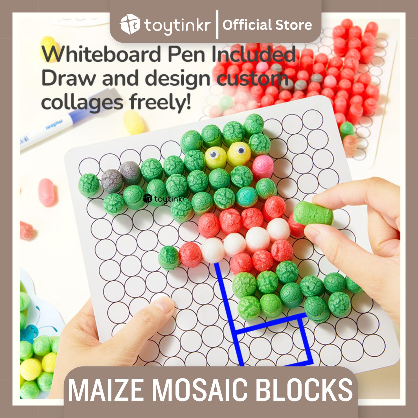 Mideer Maize Mosaic Blocks by Toytinkr