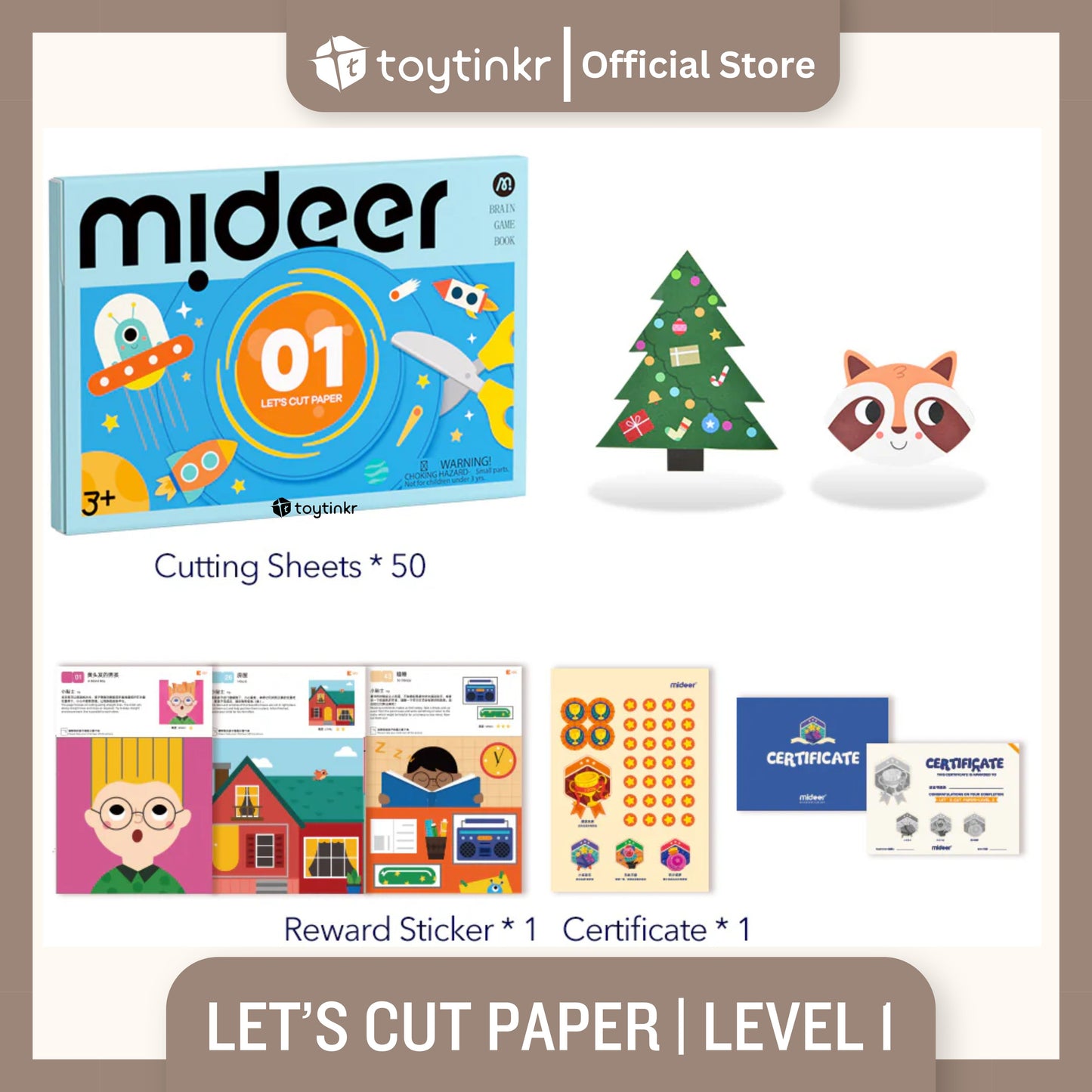 Mideer Let's Cut Paper by Toytinkr