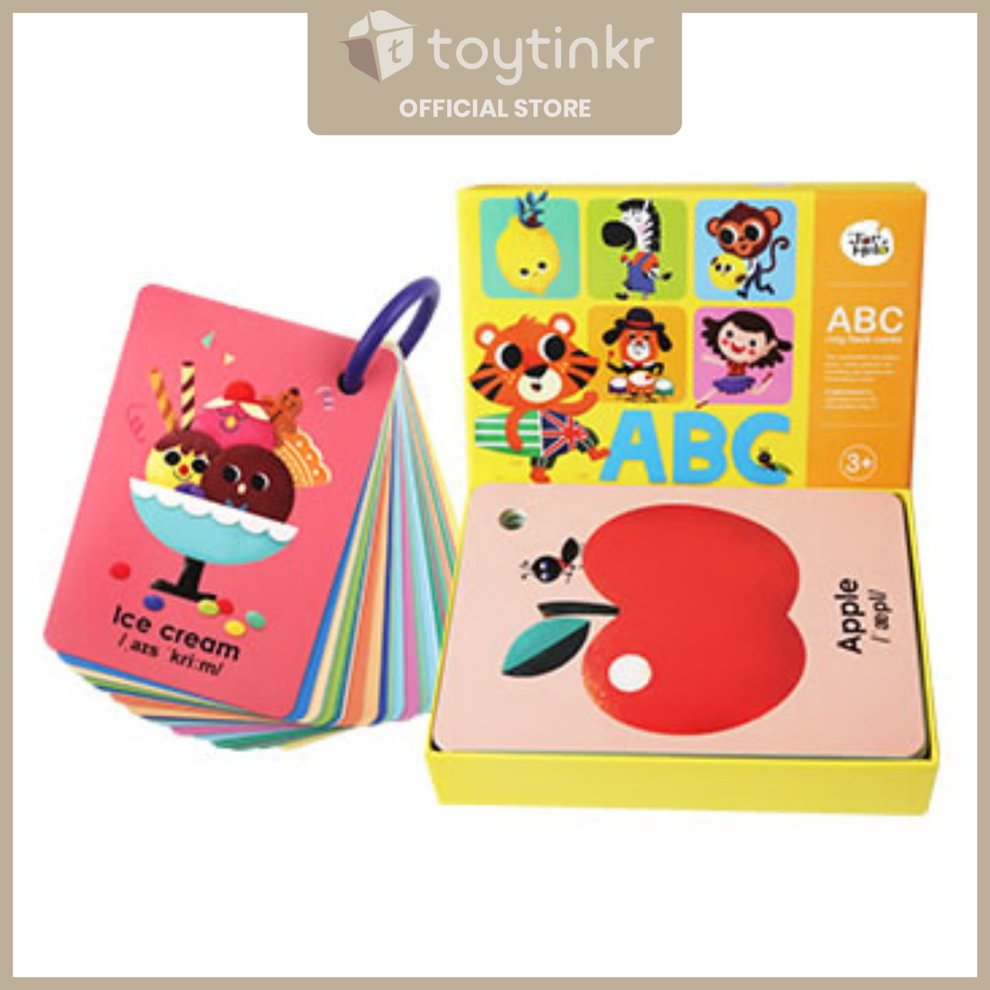 Jar Melo ABC -- Ring Flash Cards by Toytinkr