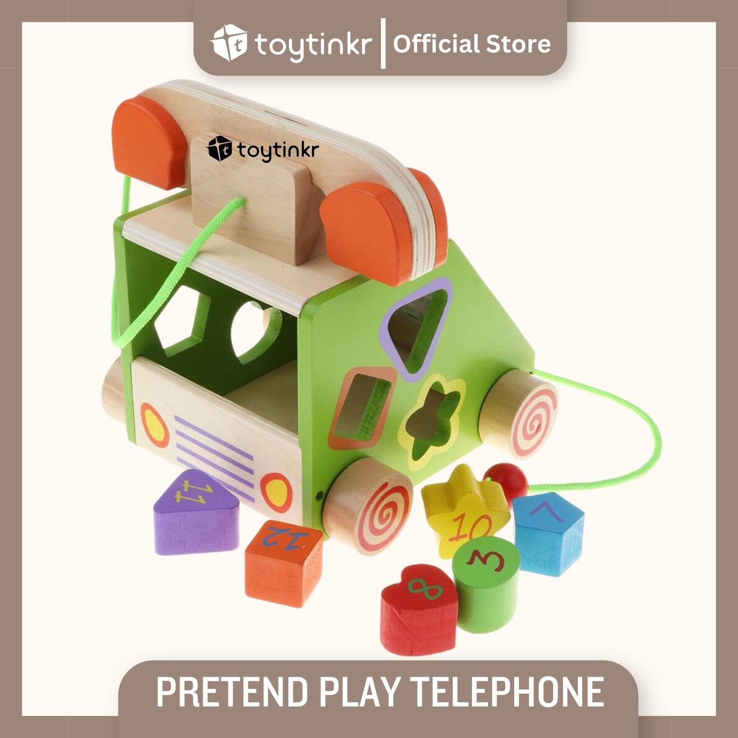 Pretend Play Telephone by Toytinkr