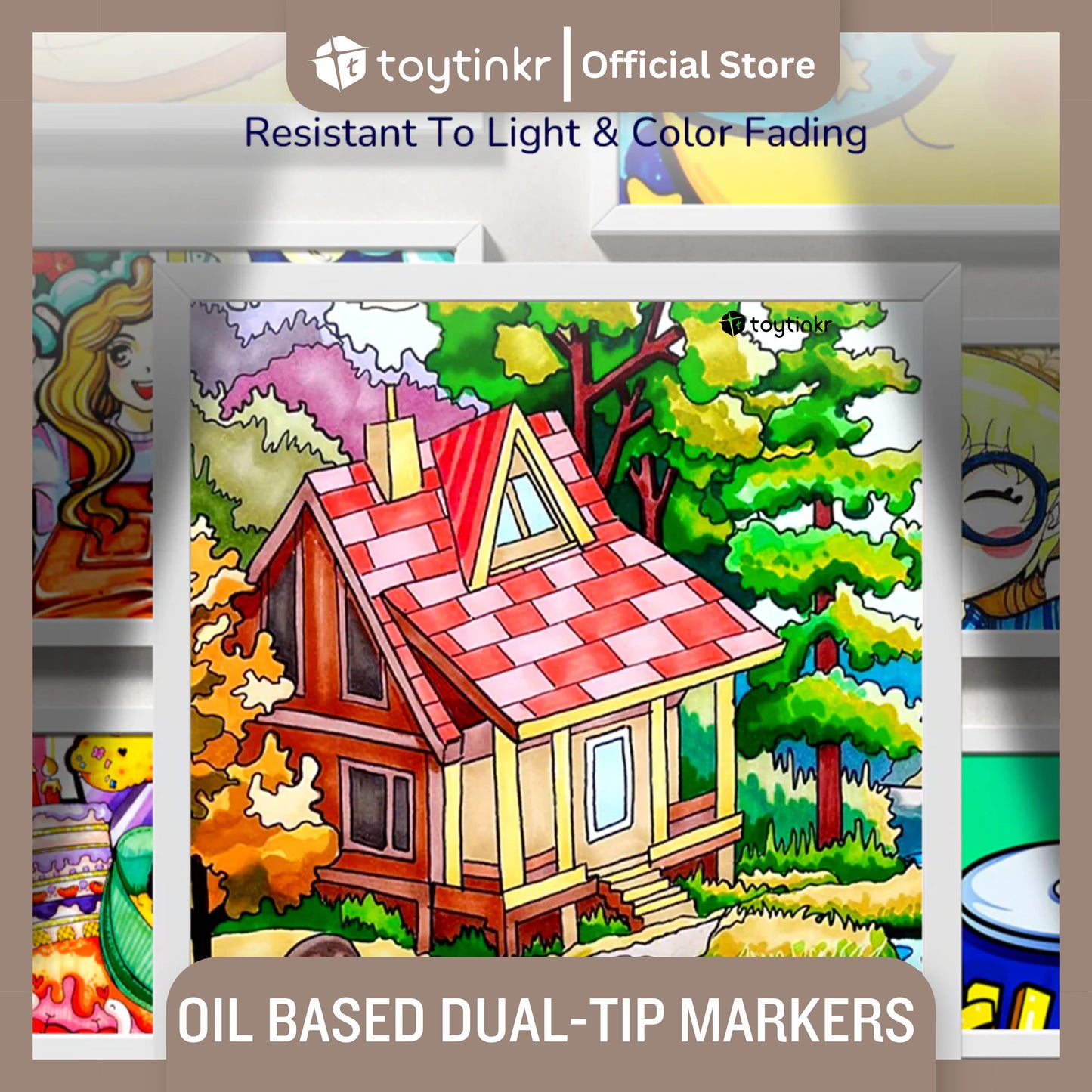 Mideer Oil Based Dual-Tip Markers by Toytinkr