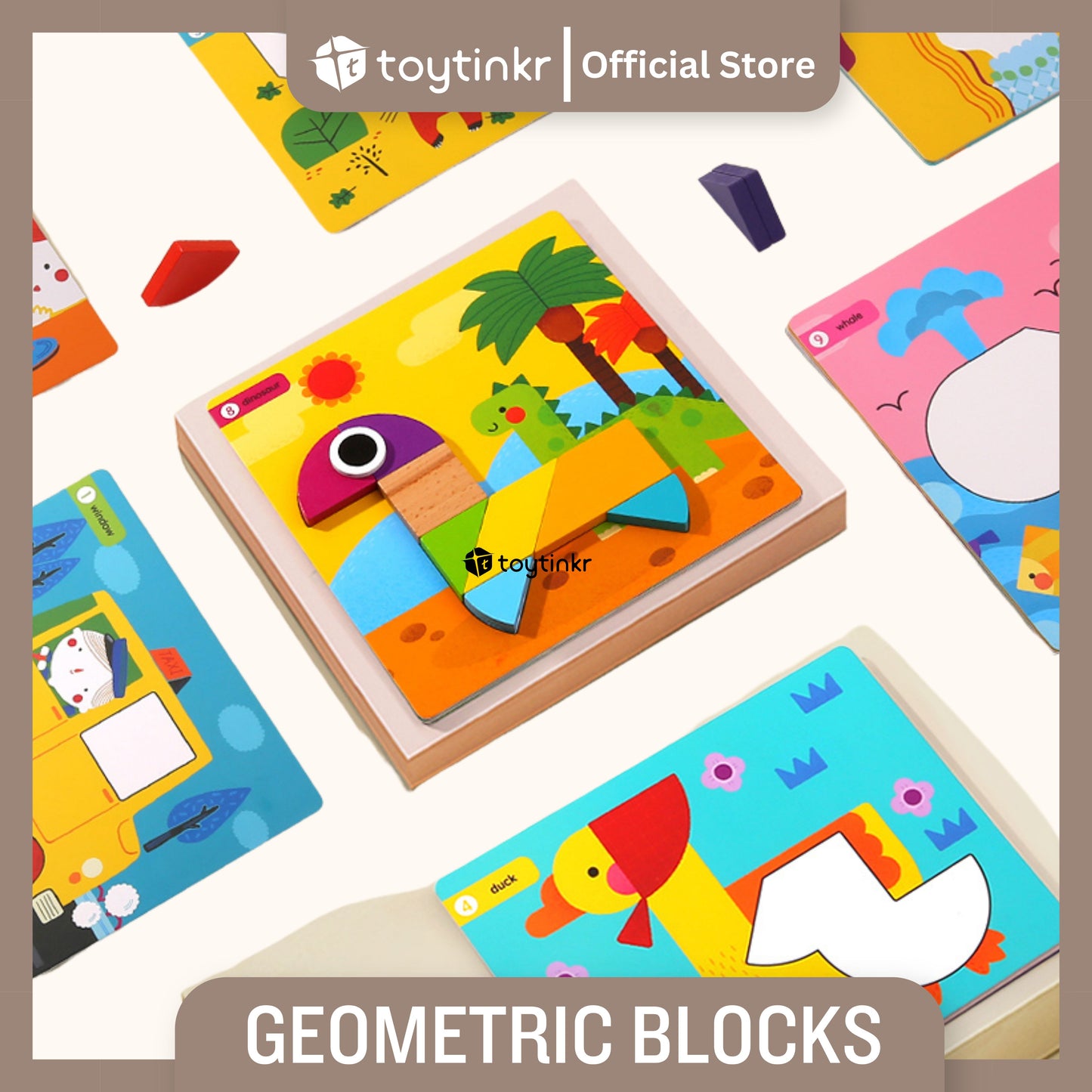Jar Melo Geometric Blocks by Toytinkr