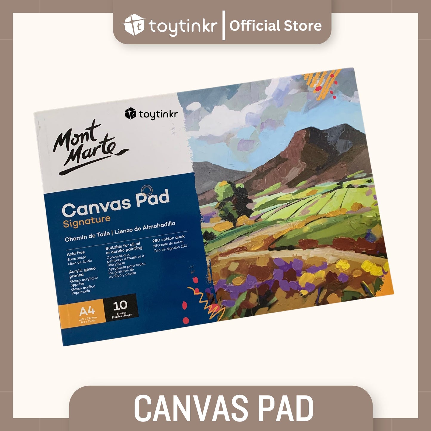 Mont Marte Canvas Pad by Toytinkr