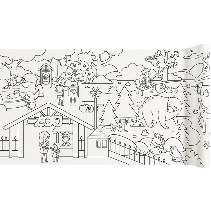 Mideer Adhesive Colouring Scroll By Toytinkr