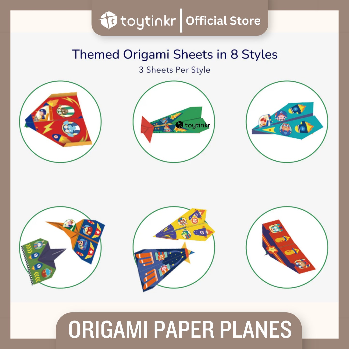 Mideer Origami Paper Planes by Toytinkr