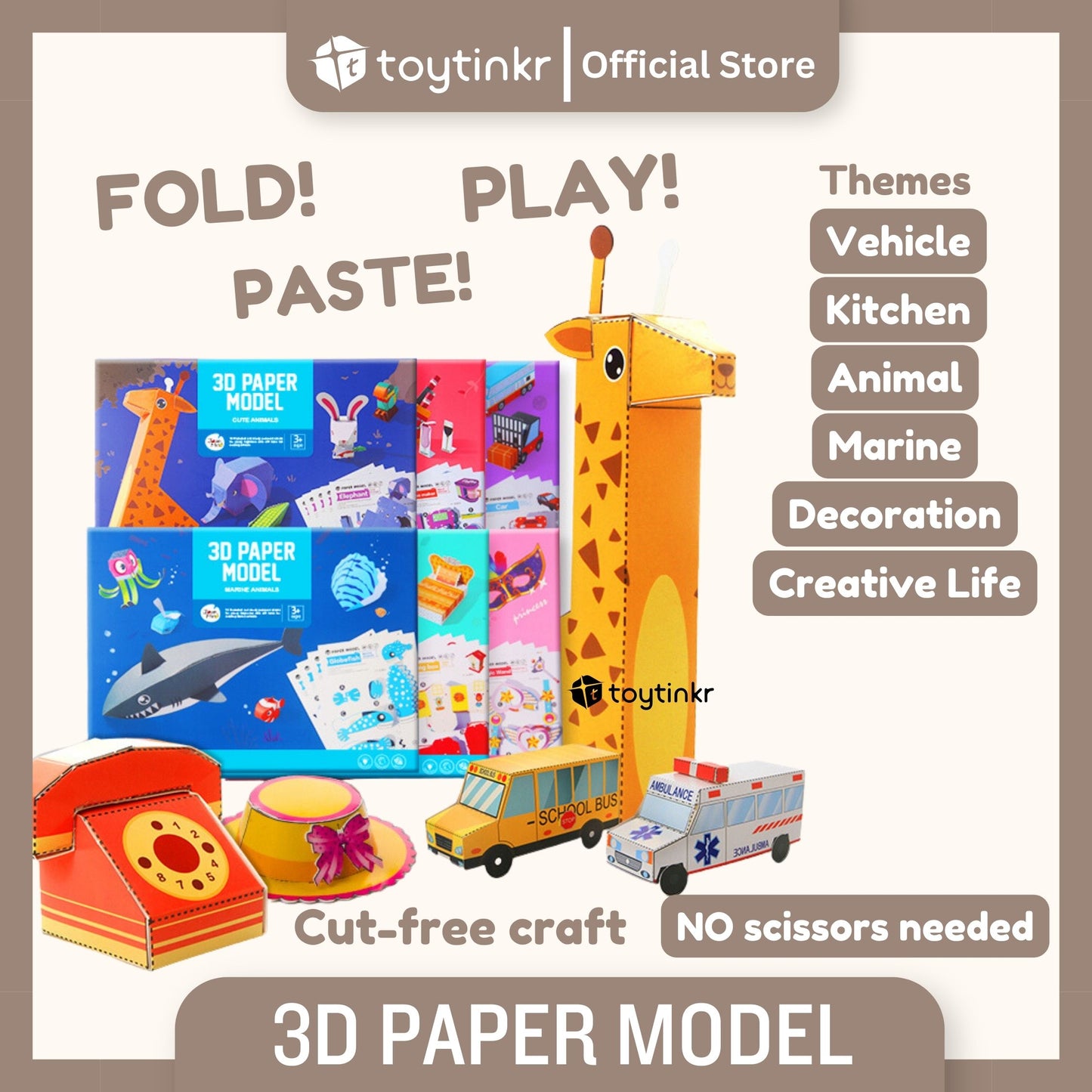 Jar Melo 3D Paper Model By Toytinkr