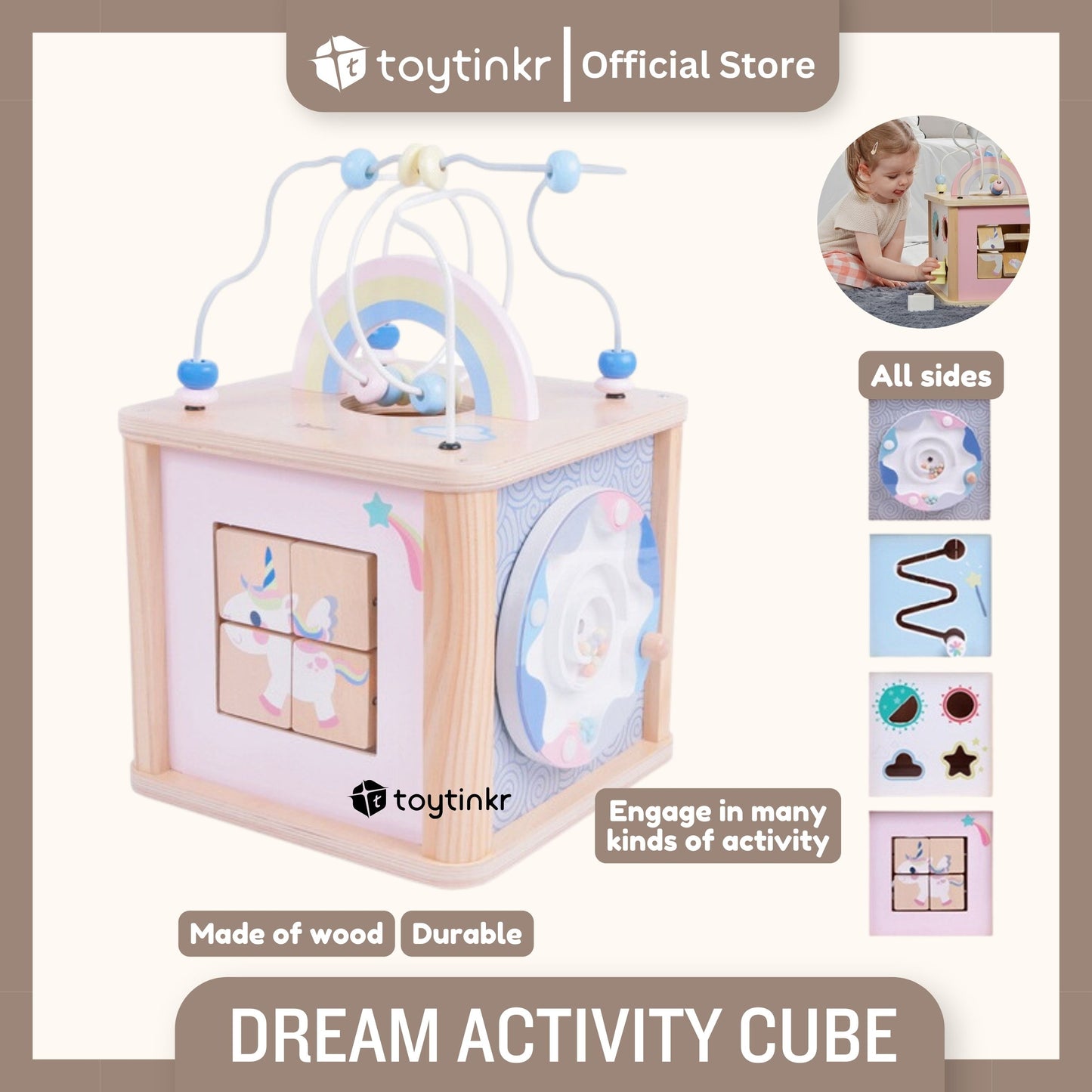 CW Dream Activity Cube by Toytinkr