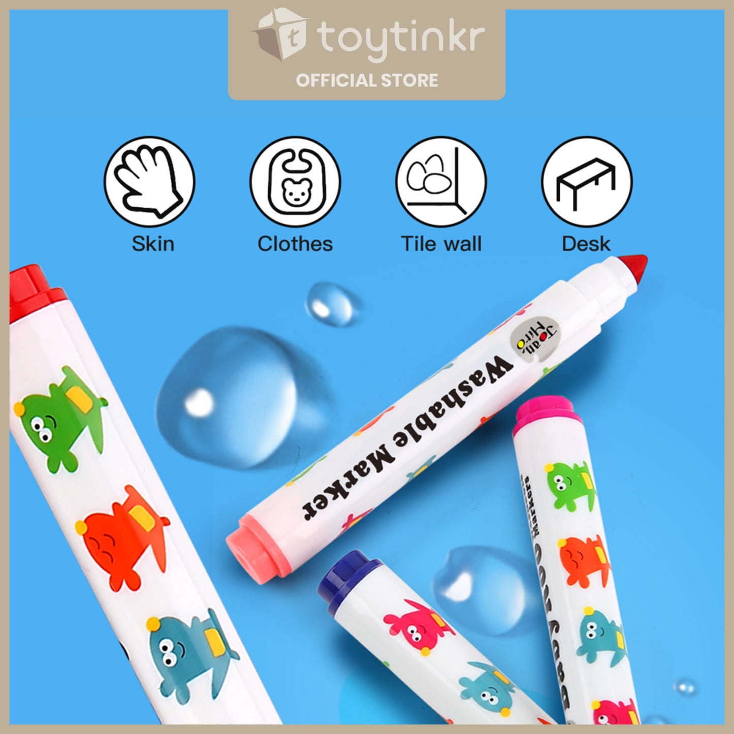 Jar Melo Washable Markers Baby Roo by Toytinkr