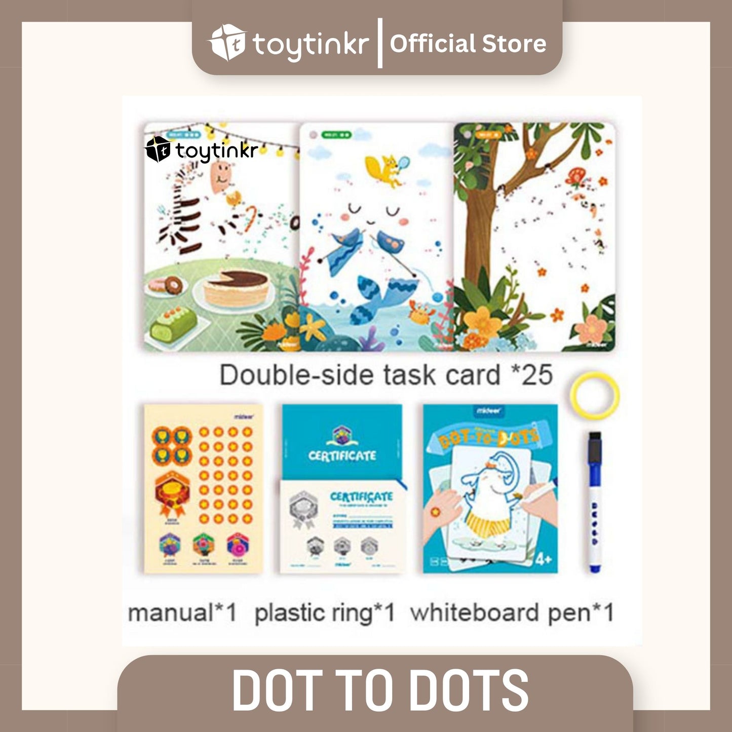 Mideer Wipe and Clean Work Book by Toytinkr